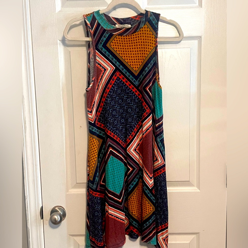 Living Doll Los Angeles Geometric patterned dress